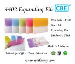 CBE 4402 Expanding File 4 Pockets